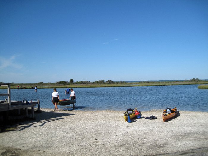 Putting in at Assateague Island